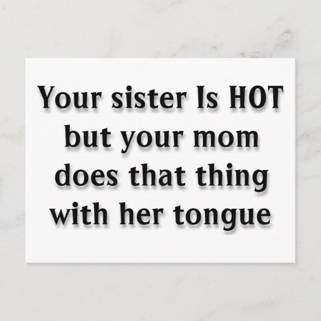 Your Mom Postcard (Front)