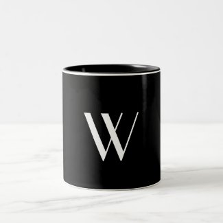 Your monogram in black&white  