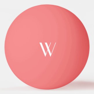 Your monogram in pink