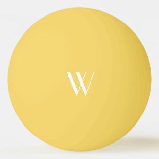Your monogram in yellow