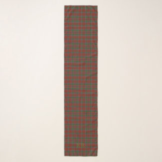 Your monogram / initials on Birral Clan Tartan Scarf