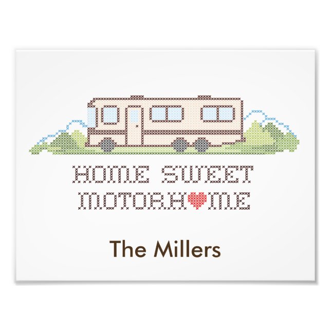 Your Motor Home Photo Print  (Front)