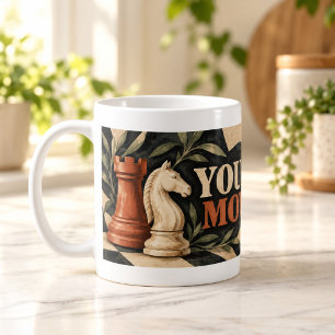 Your Move Slab Serif Chess Mug