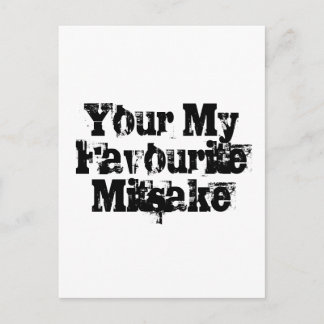Your My Favourite Mitsake Postcard