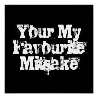 Your My Favourite Mitsake Poster