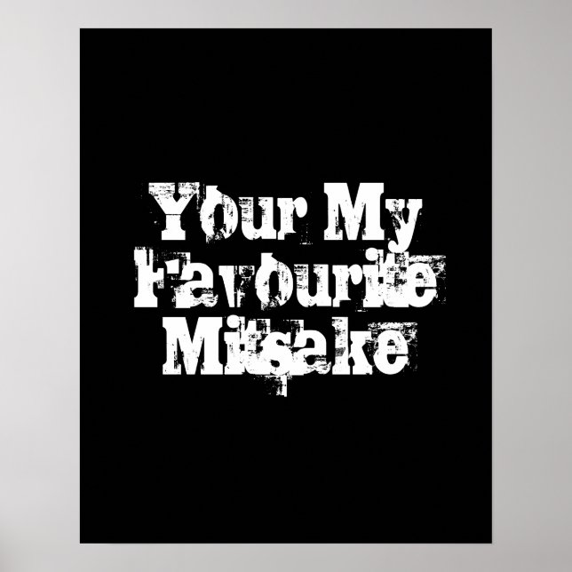 Your My Favourite Mitsake Poster (Front)