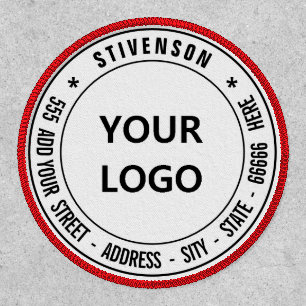 Your Name Address Logo or Photo Personalized Stamp Patch