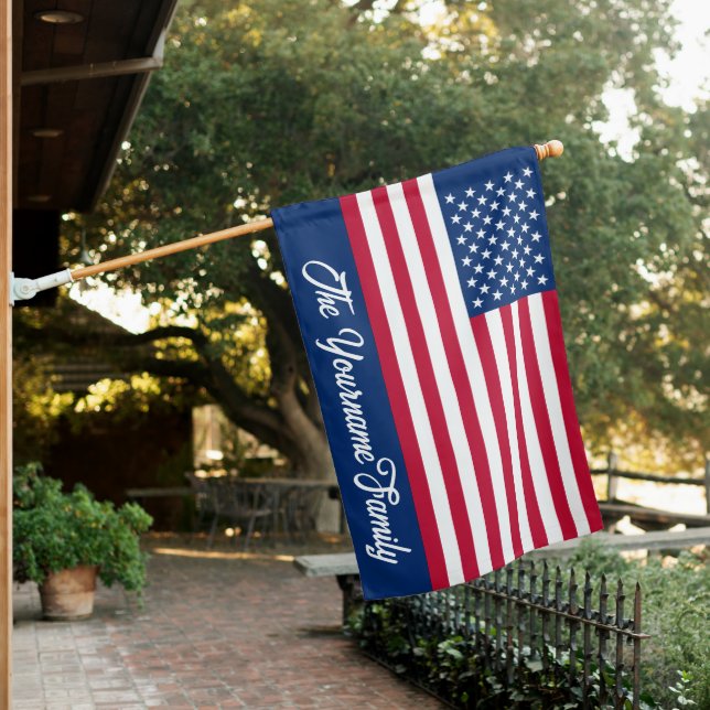 YOUR NAME American Flag (In SItu)