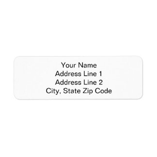Your Name and Address Simple Plain Address Labels