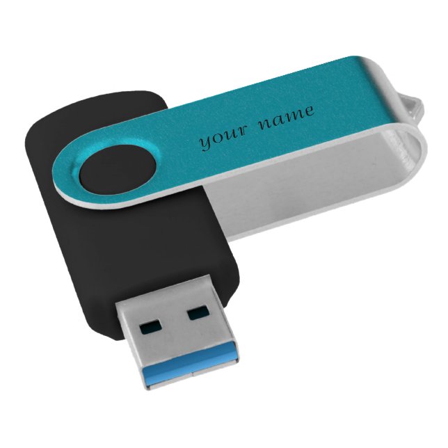 "Your Name" and Emoji Flash Drive (Angled)