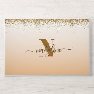 Your Name and Name First letter personalize HP Laptop Skin