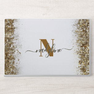Your Name and Name First letter personalize HP Laptop Skin