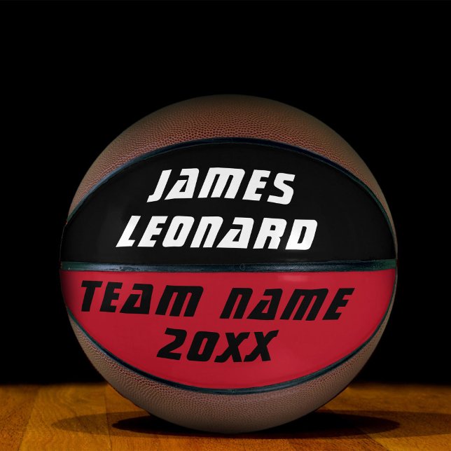 Your Name and Team Colors Personalized Basketball (Creator Uploaded)