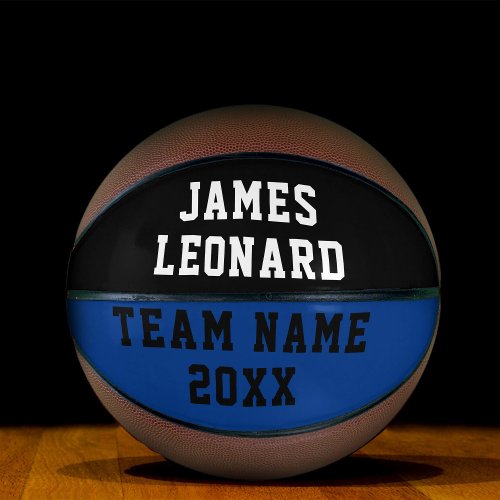 Your Name and Team Colors Personalized Basketball