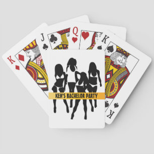 Your Name - Bachelor Party Poker Cards