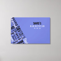 YOUR NAME Bar Bat Mitzvah Sign-In Board