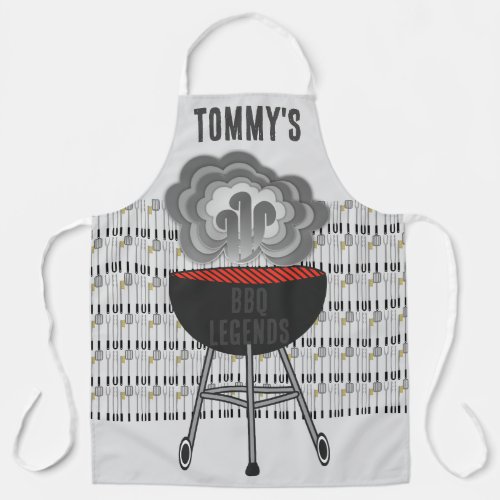 YOUR NAME BBQ LEGENDS APRON