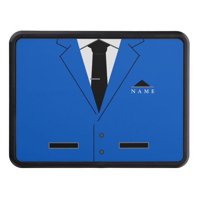 Your Name Blue Hitch Cover (Front)