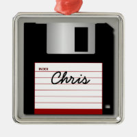 Your Name Classic 3.5" Floppy Disk Ornament