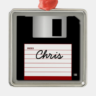 Your Name Classic 3.5" Floppy Disk Ornament