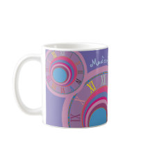Your Name Coffee Hour Roman Numerals Colorful