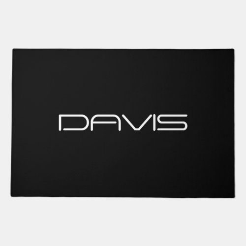 Your Name  Cool Stylized Customizable Text Doormat