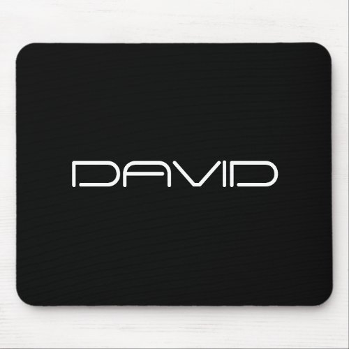 Your Name  Cool Stylized Customizable Text Mouse Pad