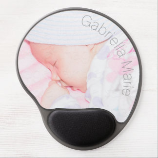 Your Name Curved Text, Your Photo Gel Mouse Pad