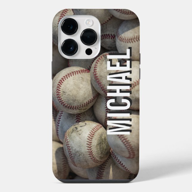 Your Name Customizable Baseball Artwork Iphone Case (Back)