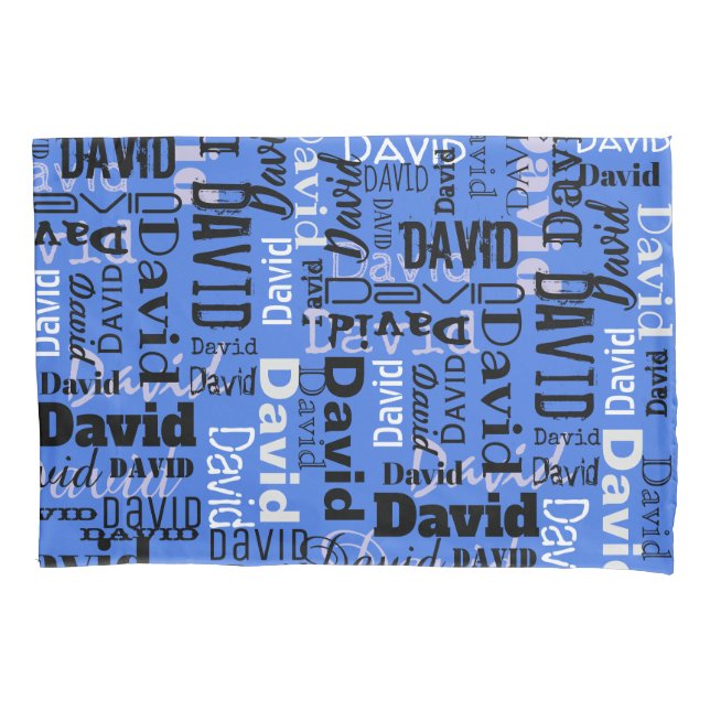 Your NAME Customizable Pillow Kids Boys Case (Front)