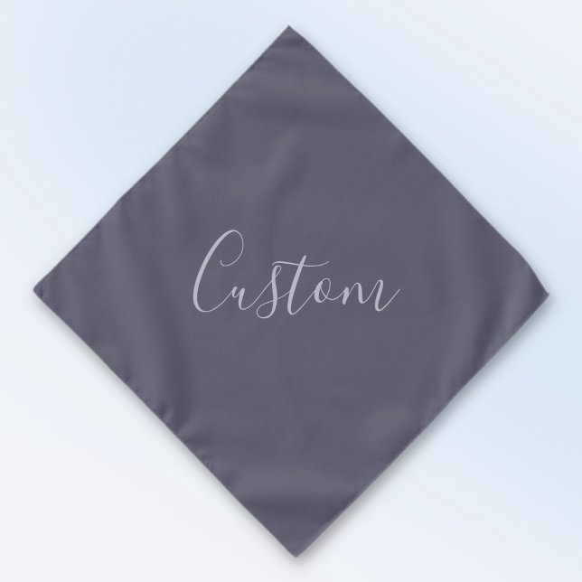 Your Name | Elegant Lavender Script on Hazy Purple Bandana (Creator Uploaded)