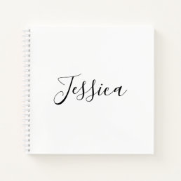 Your Name | Elegant Script Notebook