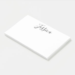 Your Name Elegant Script Post-it Notes
