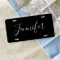 Your Name | Elegant White Script on Black