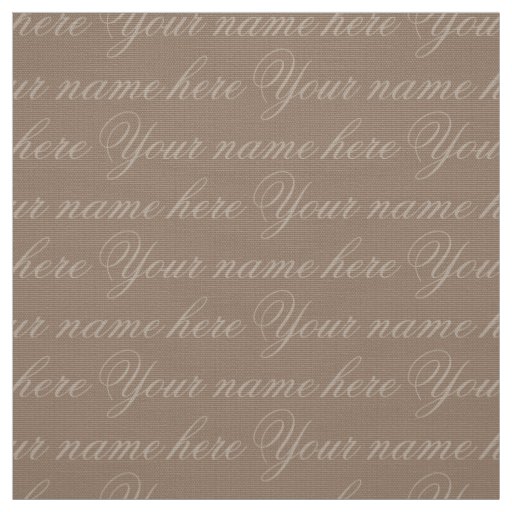Your Name Fabric Personalized Name Fabrics