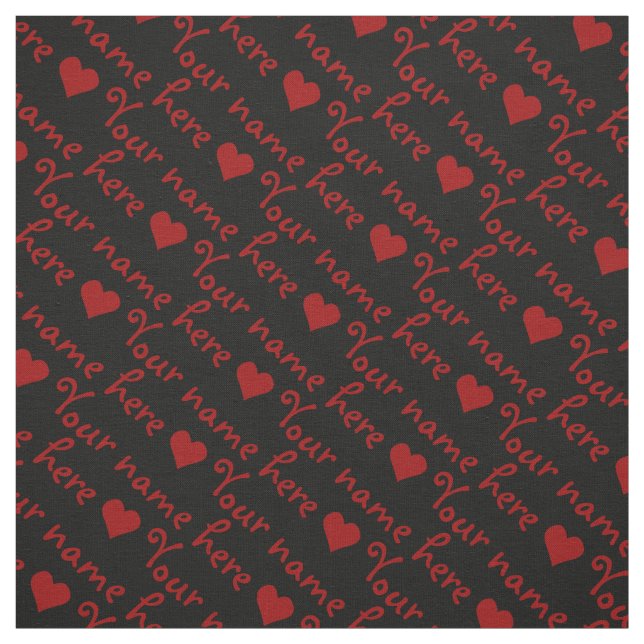 Your Name Fabric Personalized Name Fabrics (Swatch)