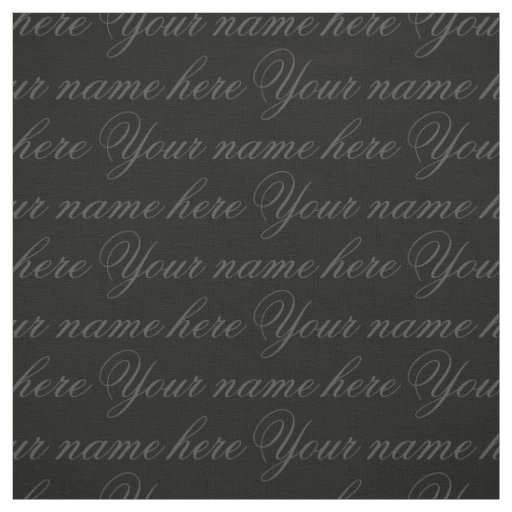 Your Name Fabric Personalized Name Fabrics