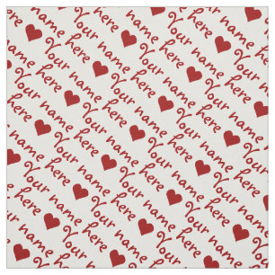 Your Name Fabric Personalized Name Fabrics