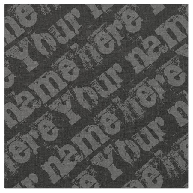Your Name Fabric Personalized Name Fabrics Cool (Close Up)