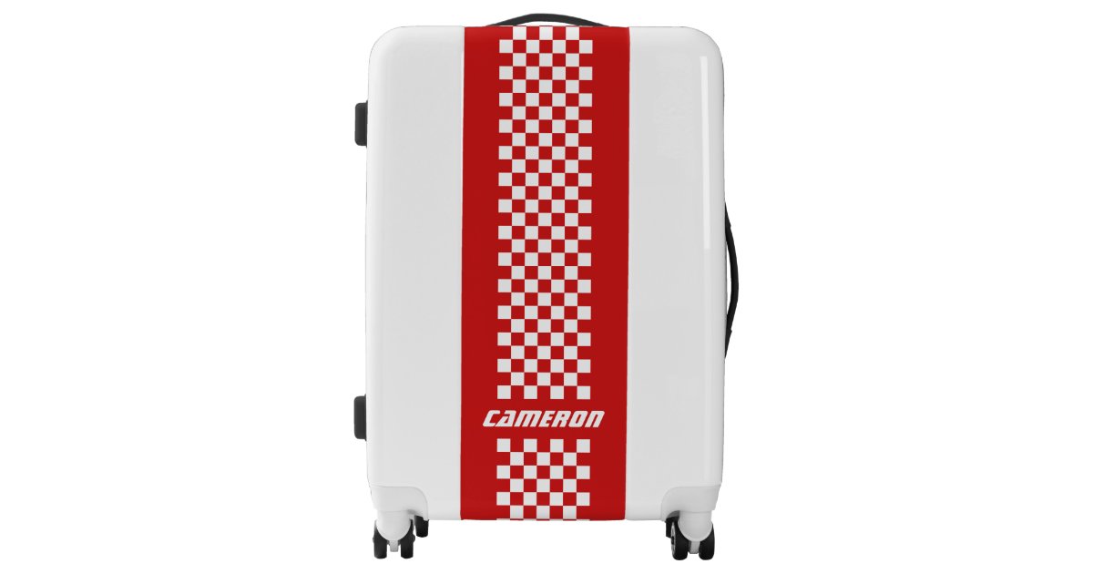 Fully Editable Colors Baseball Jersey Stripes Name Luggage, Zazzle