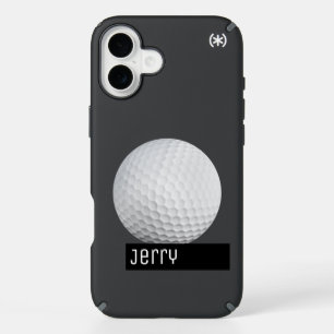 Your Name Golf Cool Gifts iPhone 16 Plus Case