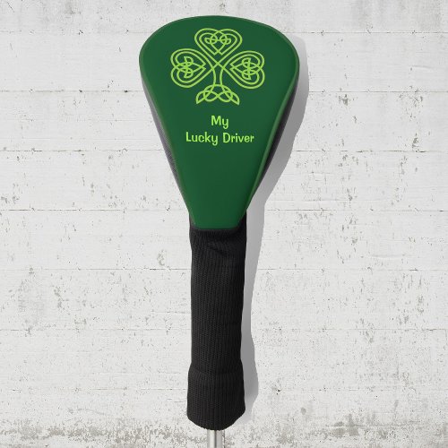 YOUR NAME Golf Cover Lucky Driver Personalize