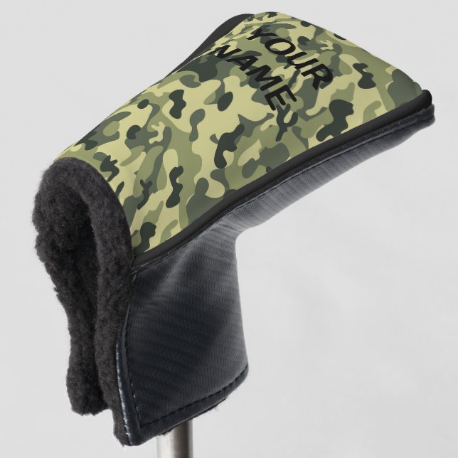 YOUR NAME Golf Head Cover Camo Personalize (3/4 Front)