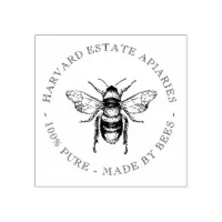 Custom Apiary Honey Bee Stamp | Zazzle
