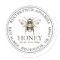 Your Name Here Editable White Honey Jar Bee Label
