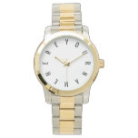 Your Name Here Oversized Two-Tone Bracelet Watch Your Name Here Oversized Two-Tone Bracelet Watch