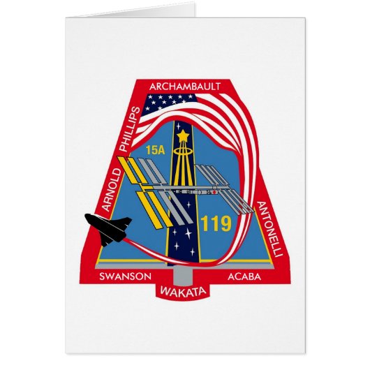 YOUR_NAME_HERE STS-119 Logo Cards (Front)