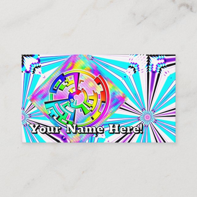 Your Name Here! ( you can change the words ) Business Card (Front)