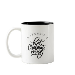 Your Name Hot Chocolate Mug