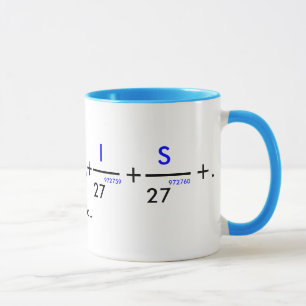 Your name in pi - customizable! mug